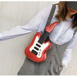 Women's Shoulder Bag Mini Guitar Shape Crossbody Bag Women Cute Messenger Bag 2019 New Creative Personality Pu Bag