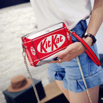 New Handbag Small Box Shape Shoulder Bag Funny Personality Crossbody Bag Diagonal Chain Bag Fashion Messenger Bag