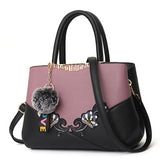 Embroidered Messenger Bags Women Leather Handbags Bags for Women 2020 Sac a Main Ladies Hand Bag Female bag new