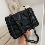 New Rivet Chain Small Crossbody Bags For Women 2021 Shoulder Messenger Bag Lady Luxury Handbags 2021