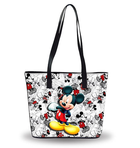 Disney Mickey mouse diaper Bag Shoulder Cartoon lady Tote Large Capacity bag Women waterproof bag fashion hand travel beach bag