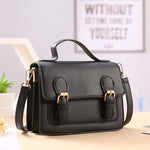 Vintage Satchels Women's Handbag Ladies Shoulder Bag Brand Designer PU Leather Female Crossbody Messenger Bags Top Handle Purse